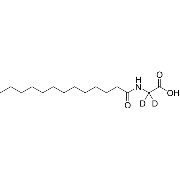 N-(1-Oxotridecyl)glycine-d2 3008541-80-5
